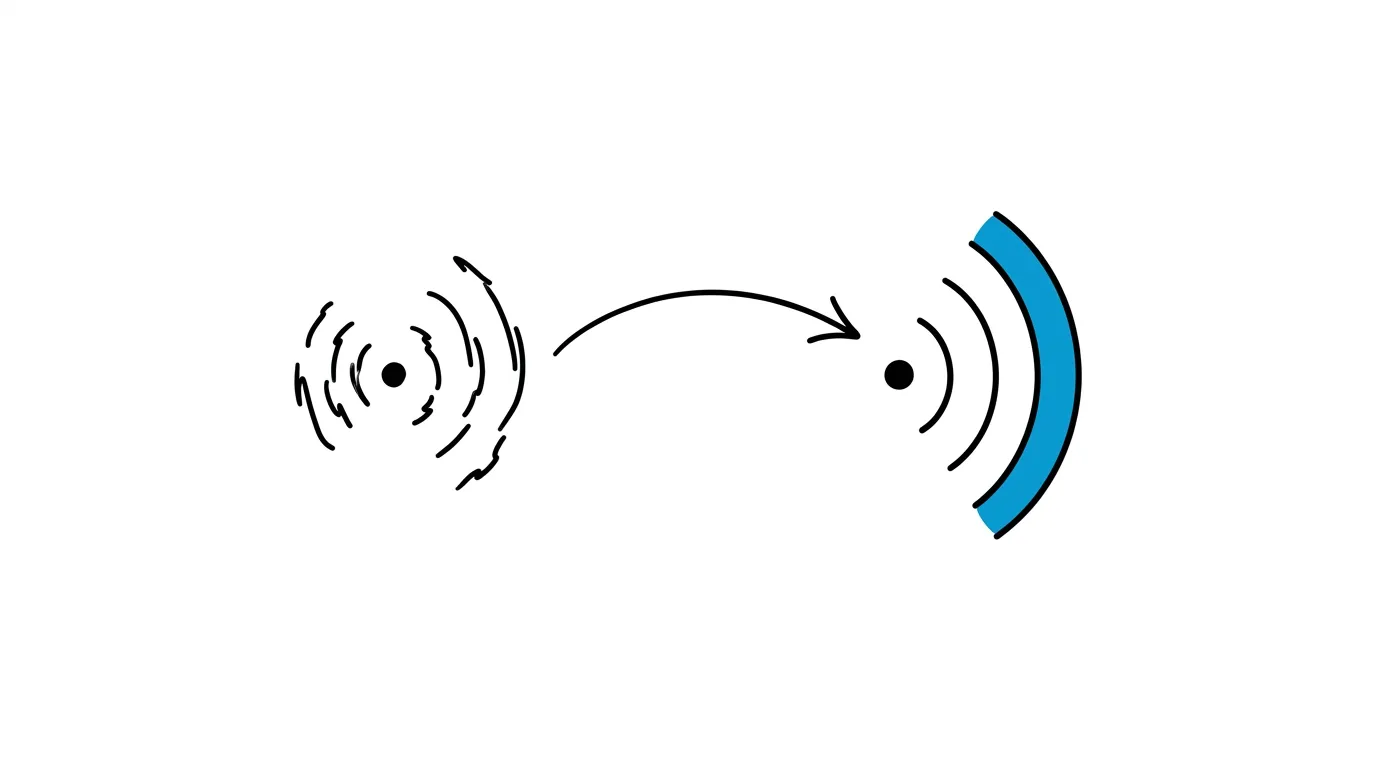 Abstract illustration representing Kinyarwanda voice and speech research.